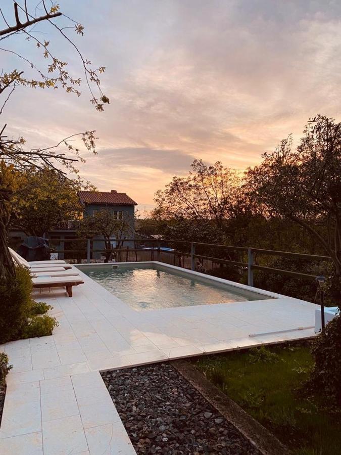 Wellness House Oliva With Heated Salt Water Pool, Sauna & Jakuzzi Labin  Exterior foto