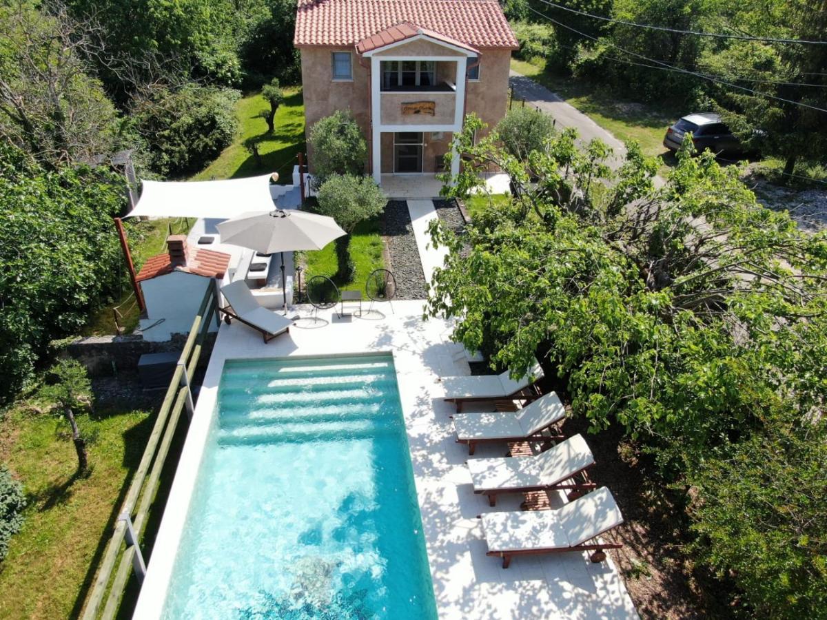 Wellness House Oliva With Heated Salt Water Pool, Sauna & Jakuzzi Labin  Exterior foto